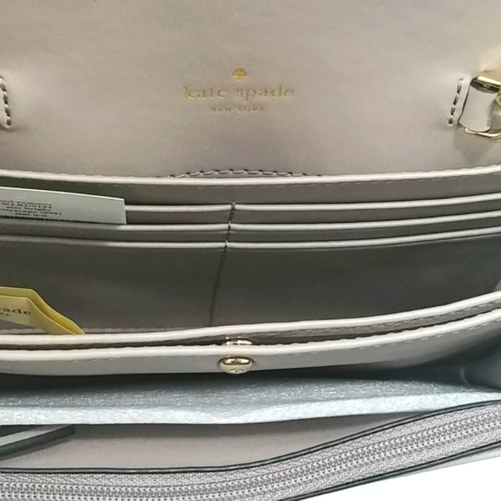NWT! Kate Spade Owl Summer Dove Gray Crossbody
